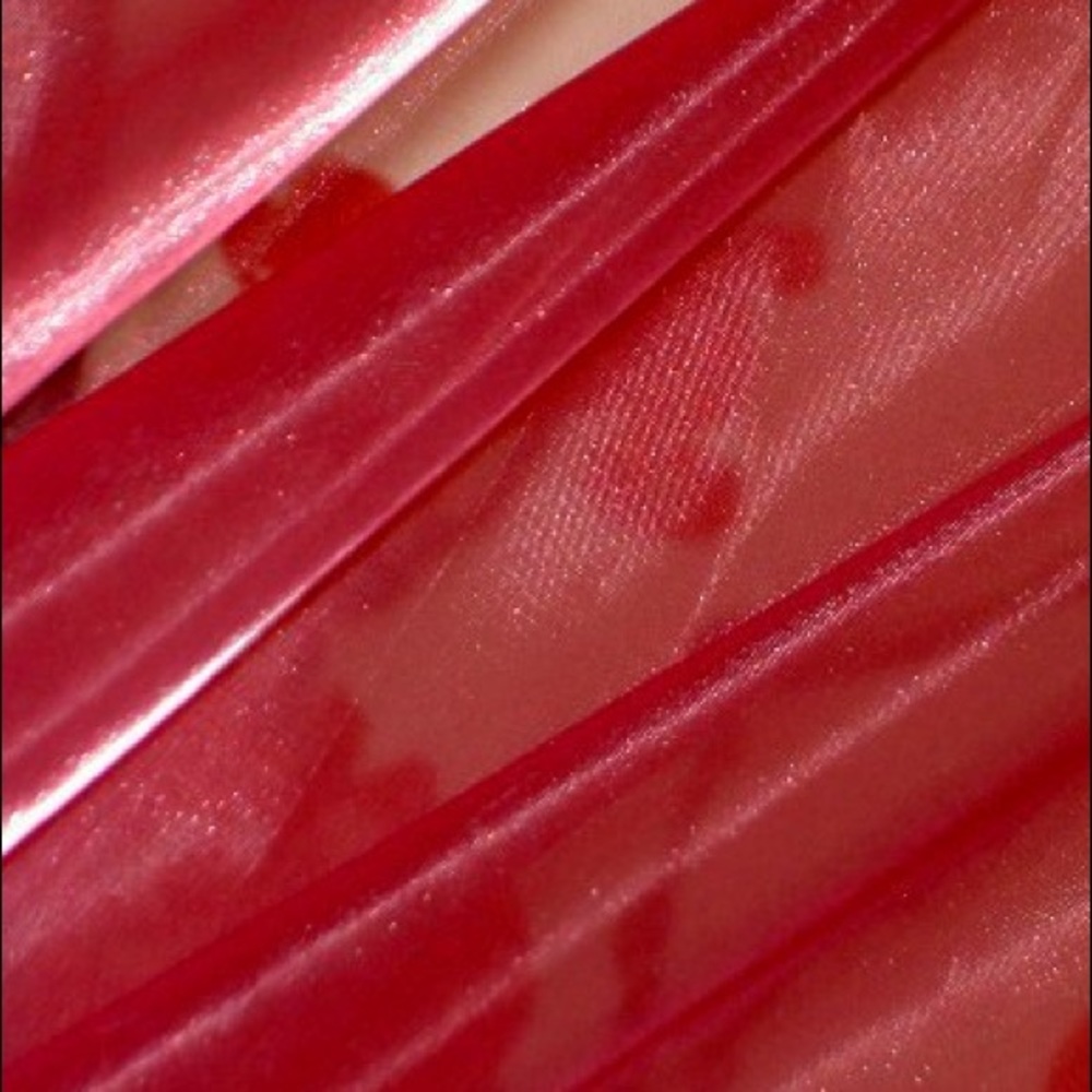 Translucent Polyester Sheer Fabric in Raspberry